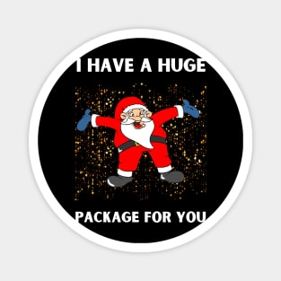 I Have A Huge Package For You Christmas Magnet